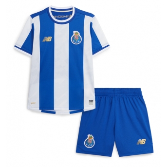 Billige Fotballdrakt Porto Replika Hjemmedraktsett Barn 2025-26 Kortermet (med bukser)